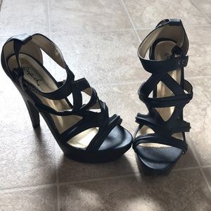 Qupid Chocolate heels